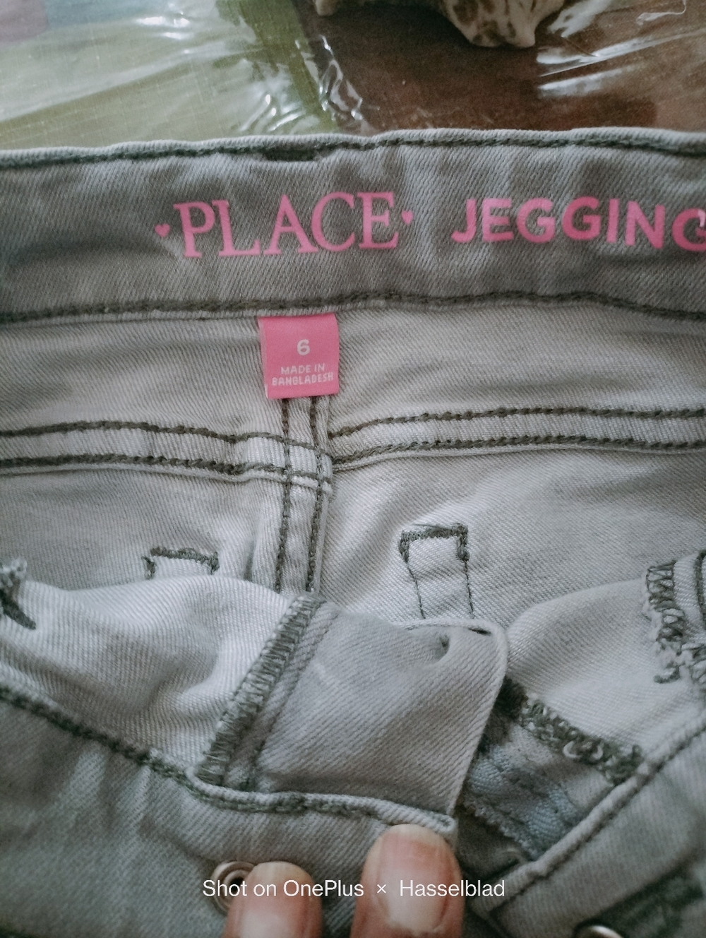 Girls Light Gray Jeggings -Children's Place